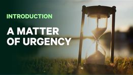 A matter of urgency