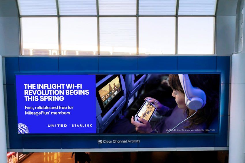 United Airlines set to launch Starlink wifi in spring 2025